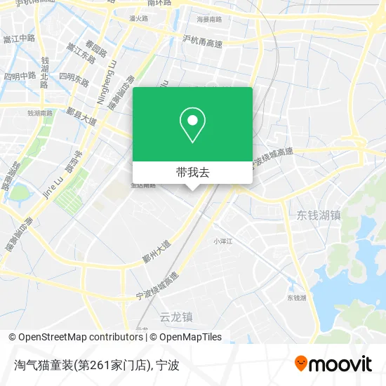 淘气猫童装(第261家门店)地图