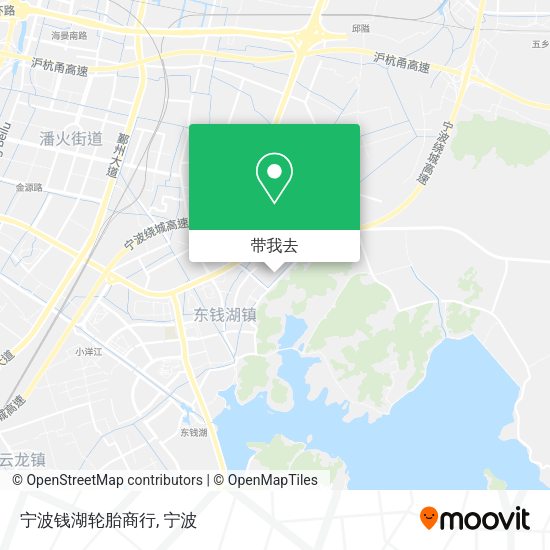 宁波钱湖轮胎商行地图