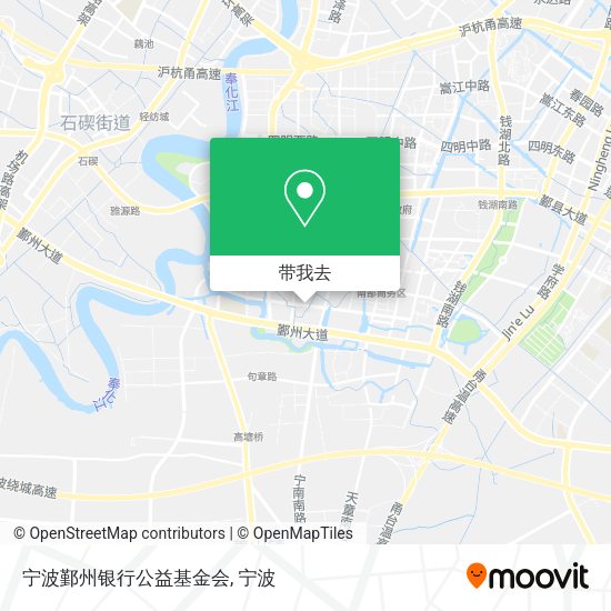宁波鄞州银行公益基金会地图