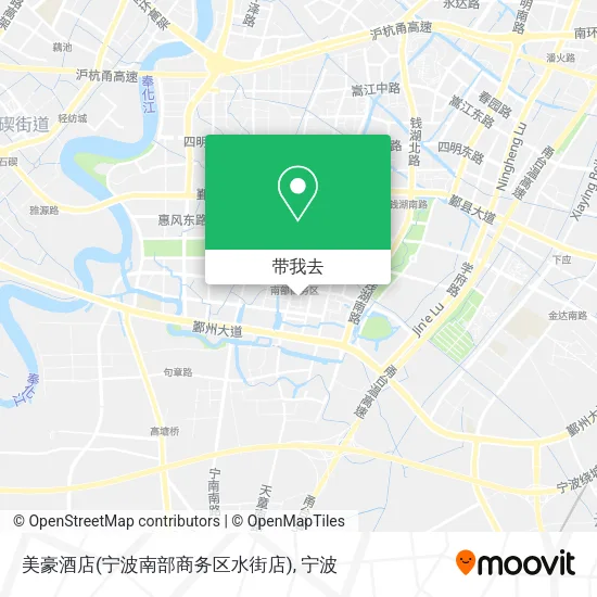 美豪酒店(宁波南部商务区水街店)地图