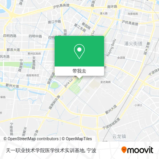 天一职业技术学院医学技术实训基地地图