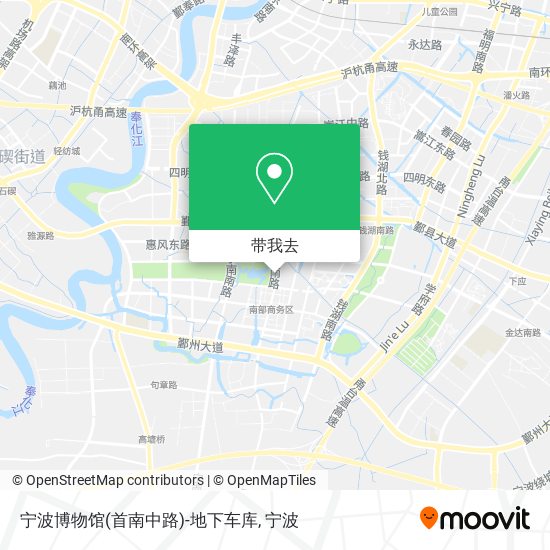 宁波博物馆(首南中路)-地下车库地图