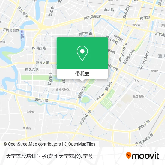 天宁驾驶培训学校(鄞州天宁驾校)地图