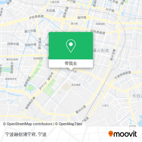 宁波融创涌宁府地图