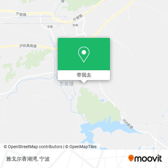 雅戈尔香湖湾地图