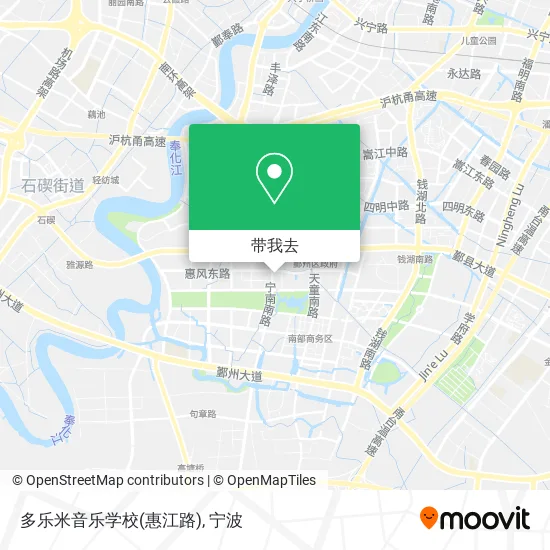 多乐米音乐学校(惠江路)地图