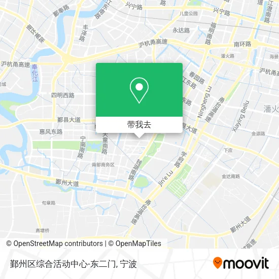 鄞州区综合活动中心-东二门地图