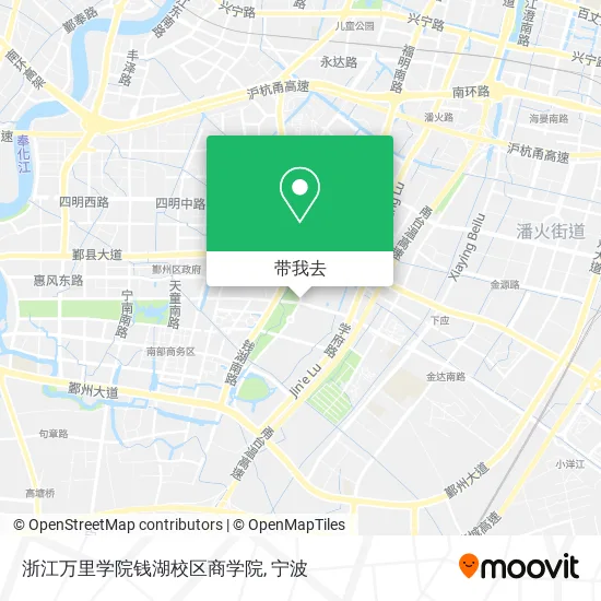 浙江万里学院钱湖校区商学院地图