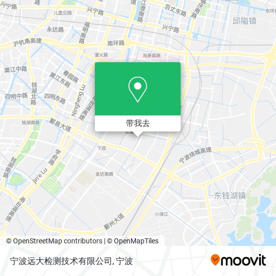 宁波远大检测技术有限公司地图