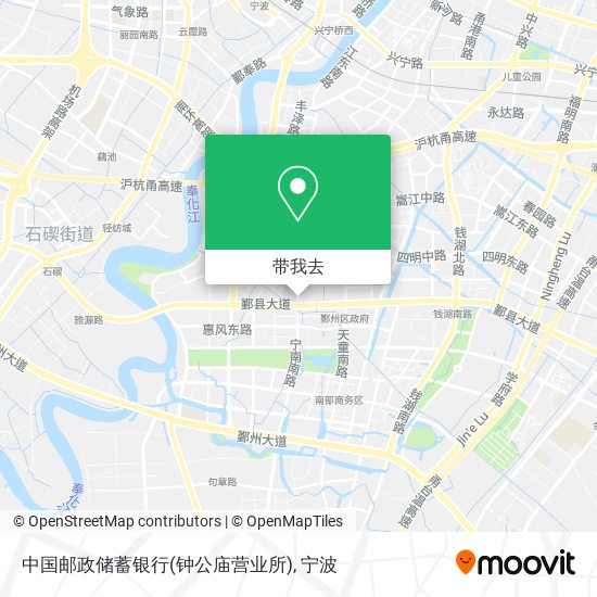 中国邮政储蓄银行(钟公庙营业所)地图