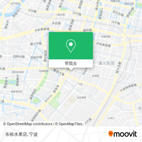 东裕水果店地图