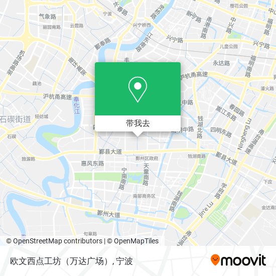 欧文西点工坊（万达广场）地图