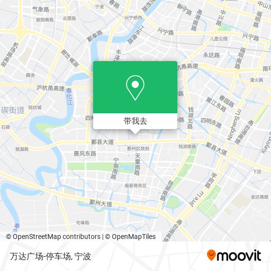 万达广场-停车场地图