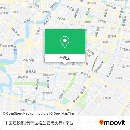 中国建设银行(宁波格兰云天支行)地图