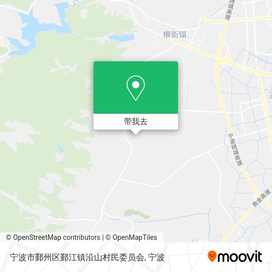 宁波市鄞州区鄞江镇沿山村民委员会地图