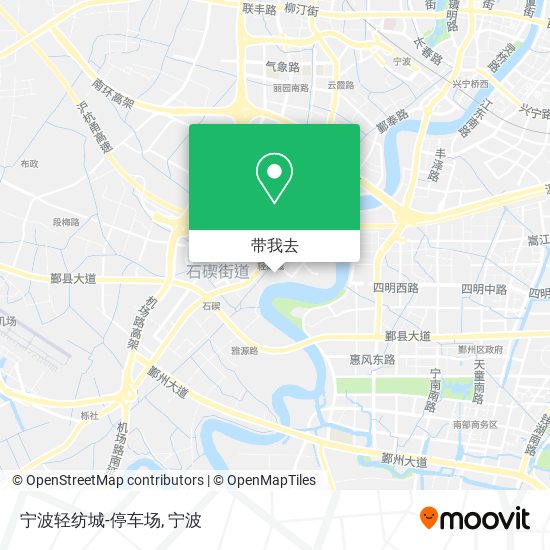 宁波轻纺城-停车场地图