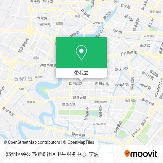 鄞州区钟公庙街道社区卫生服务中心地图