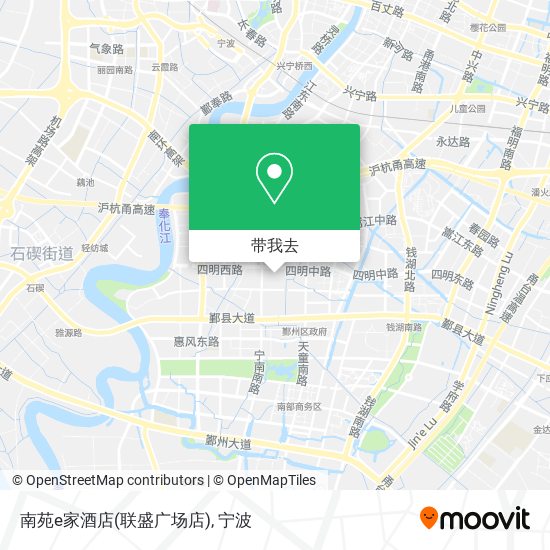 南苑e家酒店(联盛广场店)地图