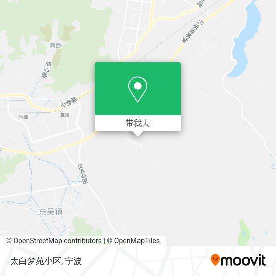 太白梦苑小区地图