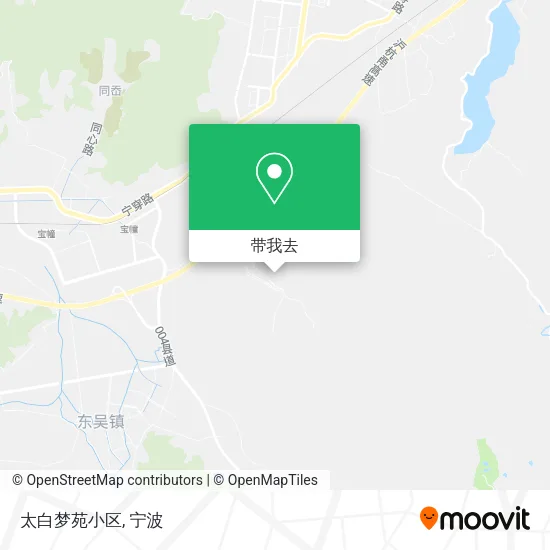 太白梦苑小区地图