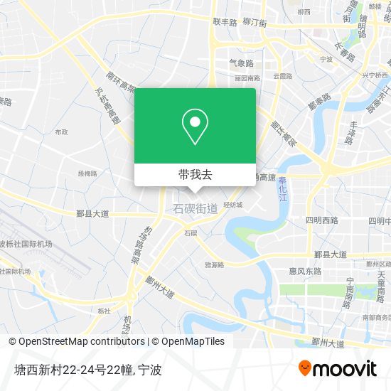 塘西新村22-24号22幢地图
