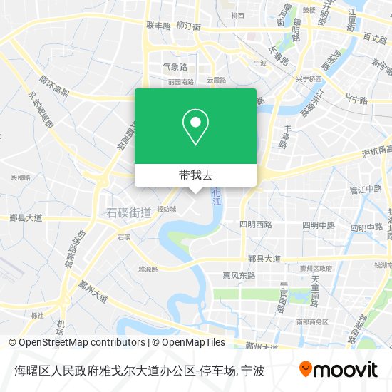 海曙区人民政府雅戈尔大道办公区-停车场地图