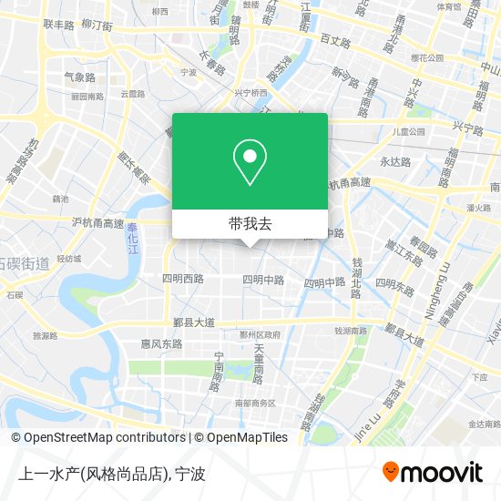 上一水产(风格尚品店)地图