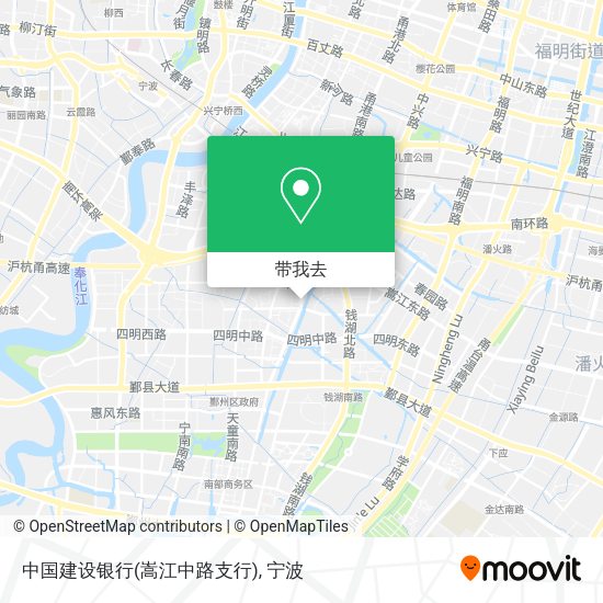 中国建设银行(嵩江中路支行)地图
