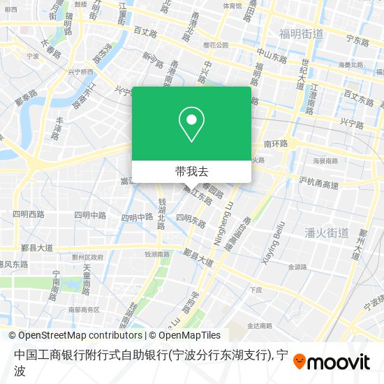 中国工商银行附行式自助银行(宁波分行东湖支行)地图