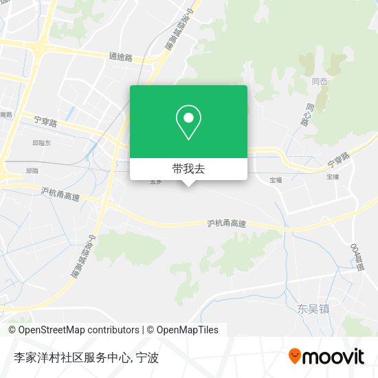 李家洋村社区服务中心地图