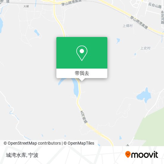 城湾水库地图