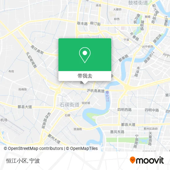 恒江小区地图