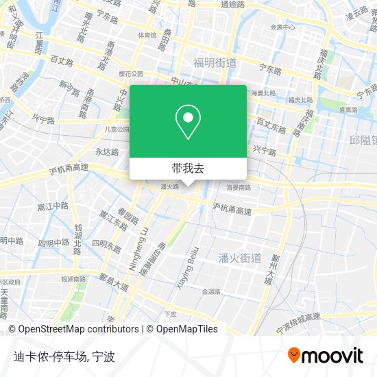 迪卡侬-停车场地图