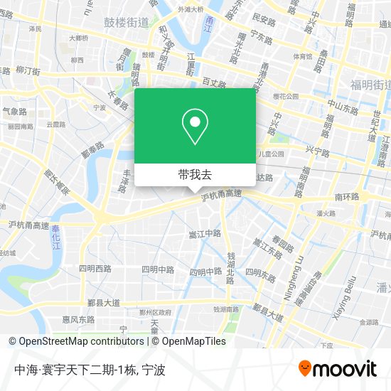 中海·寰宇天下二期-1栋地图