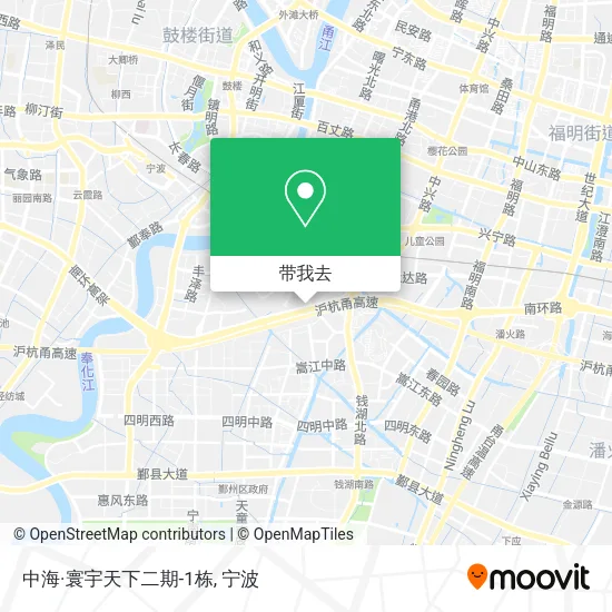 中海·寰宇天下二期-1栋地图
