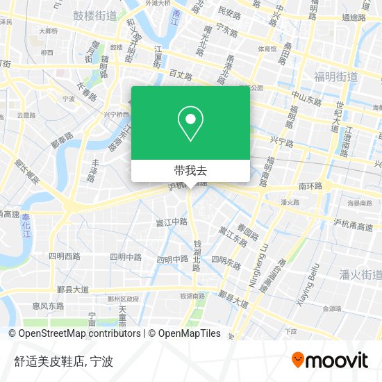 舒适美皮鞋店地图
