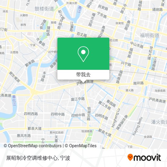 展昭制冷空调维修中心地图