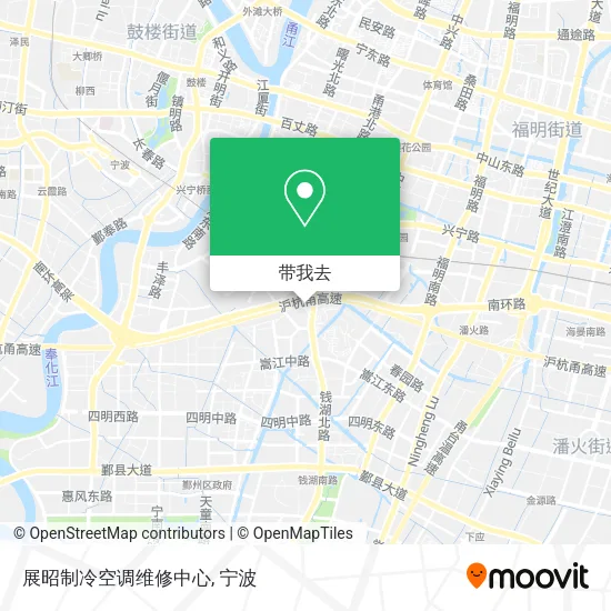 展昭制冷空调维修中心地图