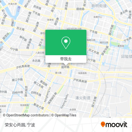 荣安心尚园地图