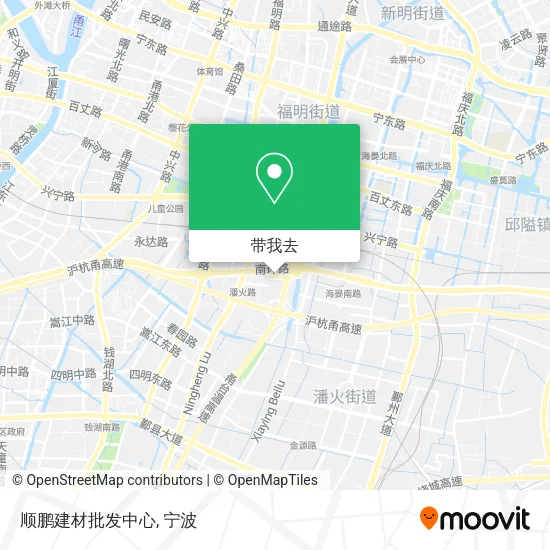 顺鹏建材批发中心地图