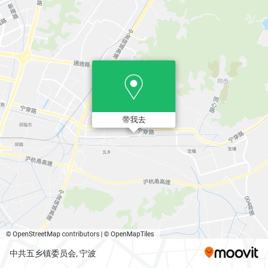 中共五乡镇委员会地图