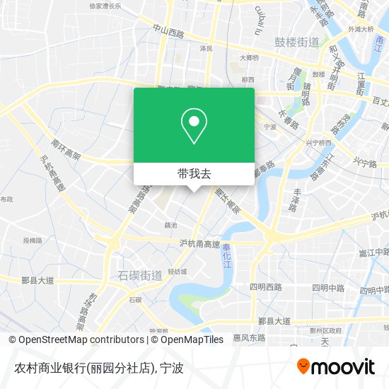 农村商业银行(丽园分社店)地图