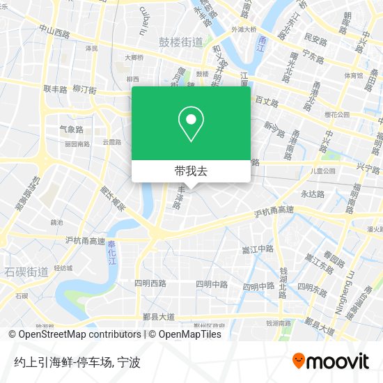 约上引海鲜-停车场地图