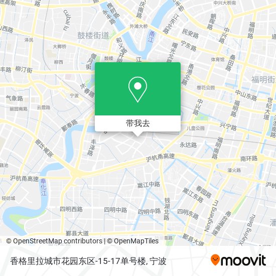 香格里拉城市花园东区-15-17单号楼地图