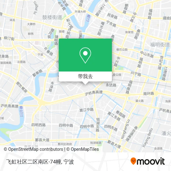 飞虹社区二区南区-74幢地图