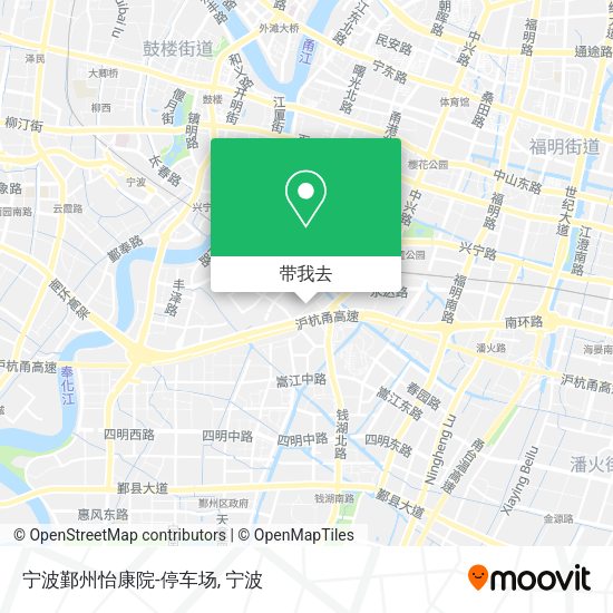 宁波鄞州怡康院-停车场地图