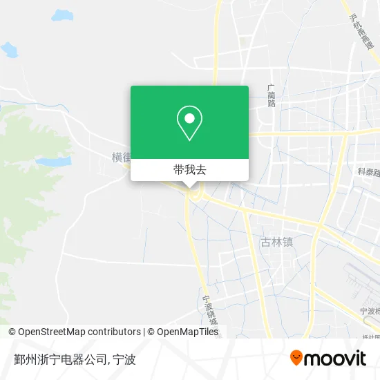 鄞州浙宁电器公司地图