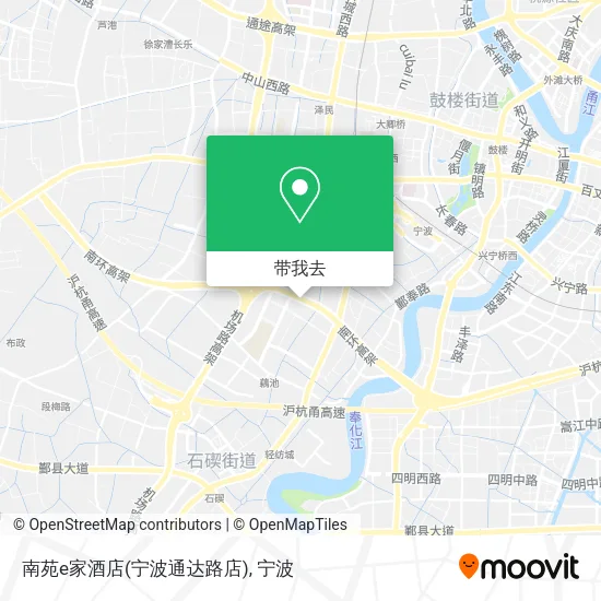 南苑e家酒店(宁波通达路店)地图