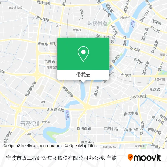 宁波市政工程建设集团股份有限公司办公楼地图