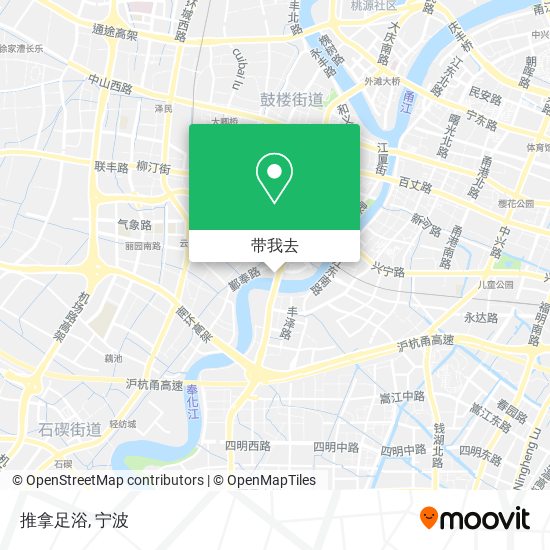 推拿足浴地图